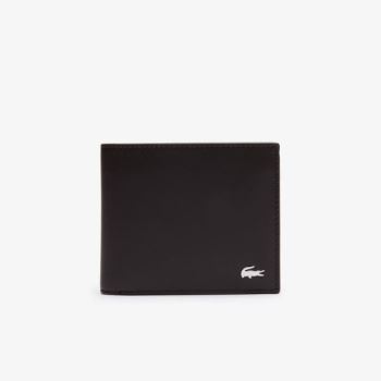 Lacoste Fitzgerald billfold in leather Pánské - Taška Tmavě Hnědé | CZ-CyWfDG